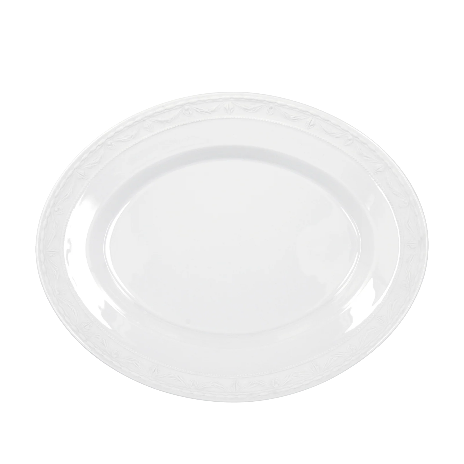 BLANC NOUVEAU Platte oval, groß