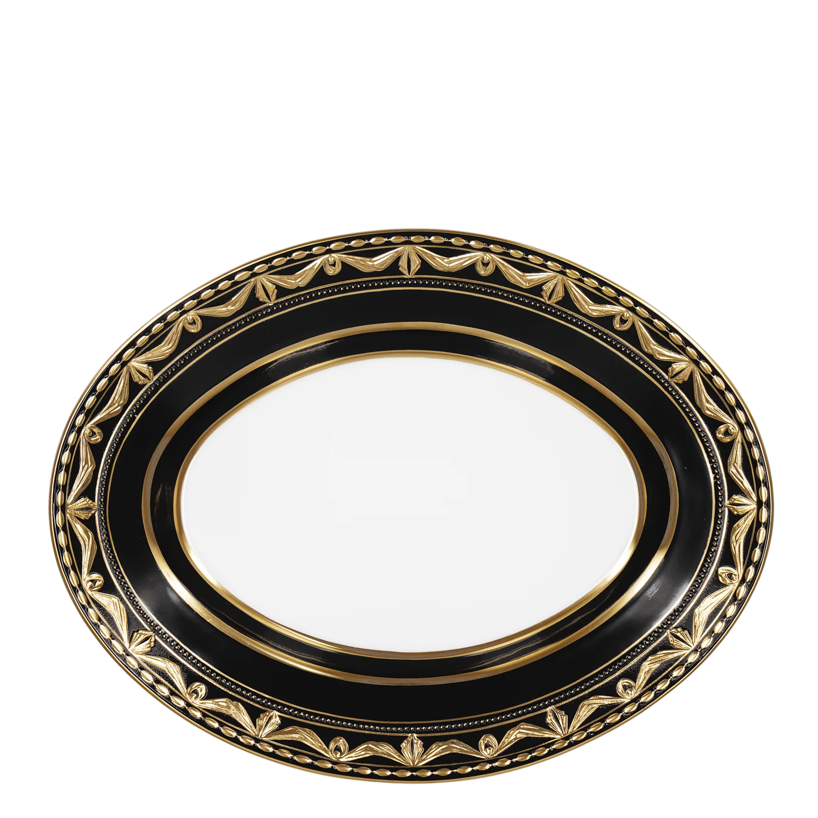 BLANC NOUVEAU Platte oval, klein - Image 2