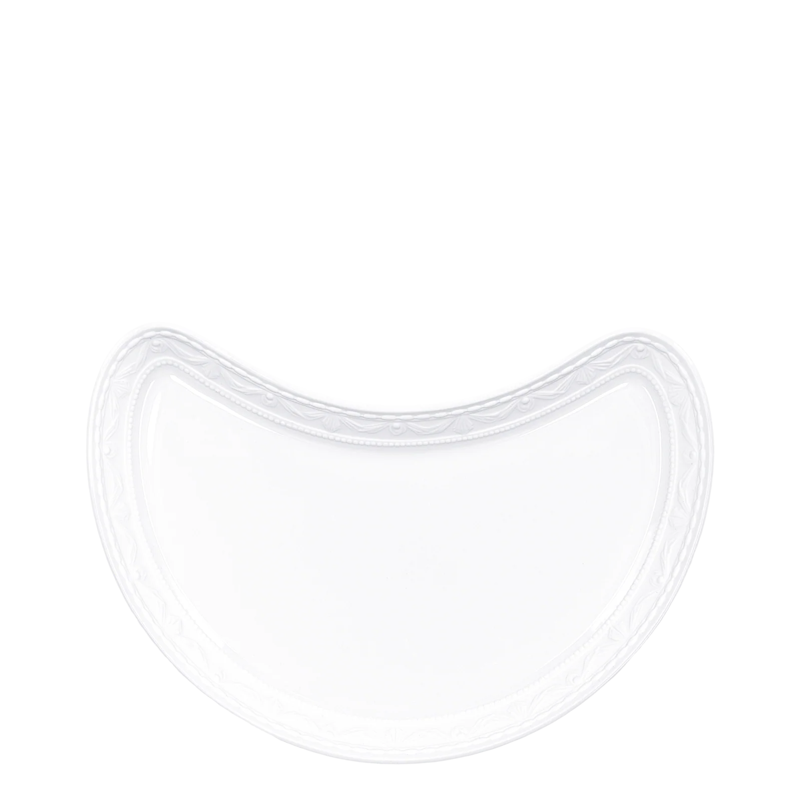 BLANC NOUVEAU Salatteller, halbmondförmig