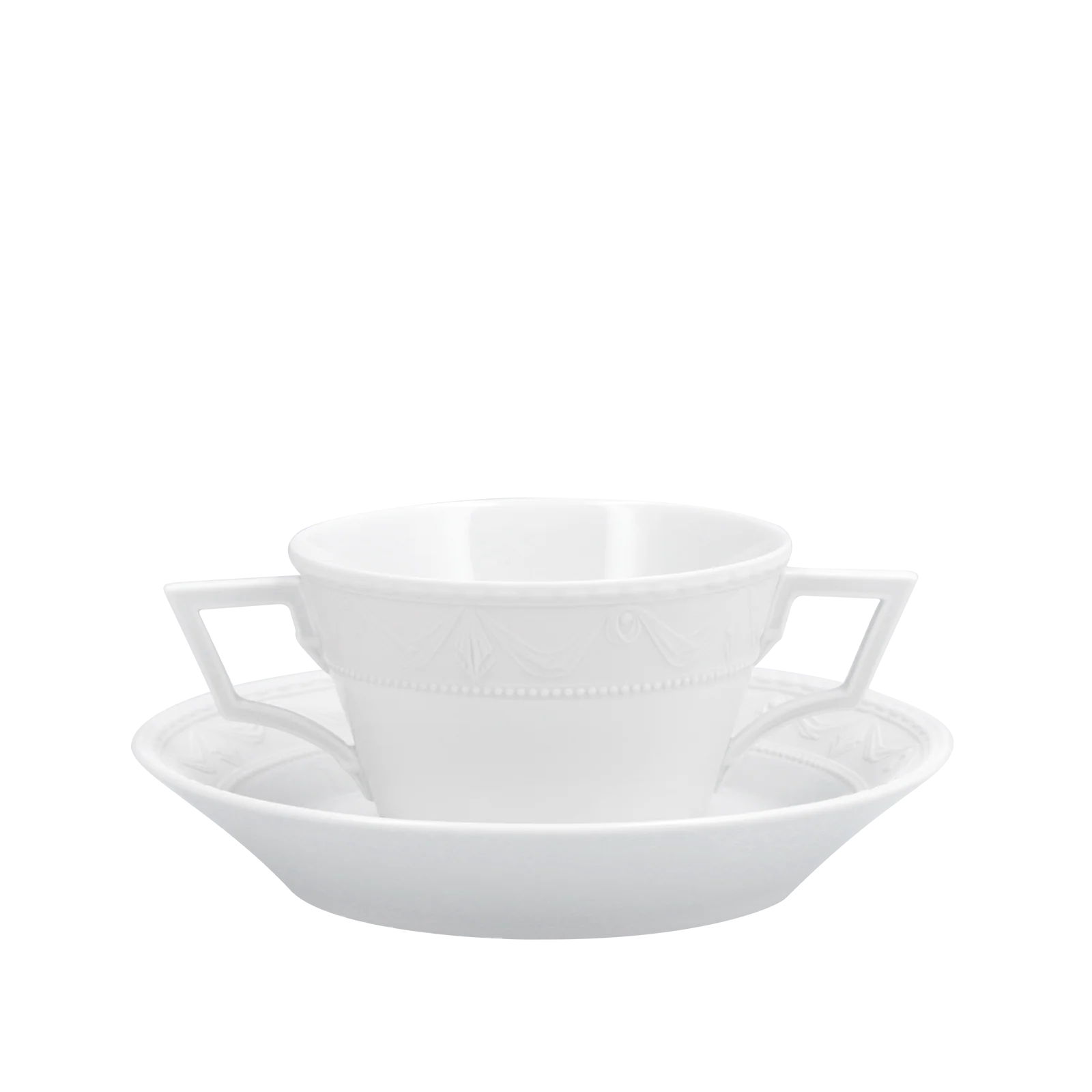 BLANC NOUVEAU Suppen- & Frühstücks-Untertasse