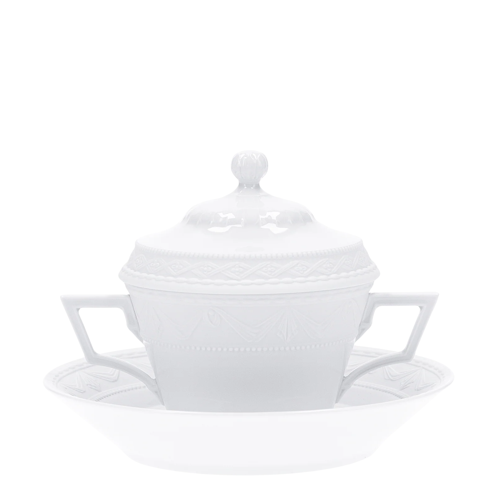 BLANC NOUVEAU Suppentasse mit Deckel