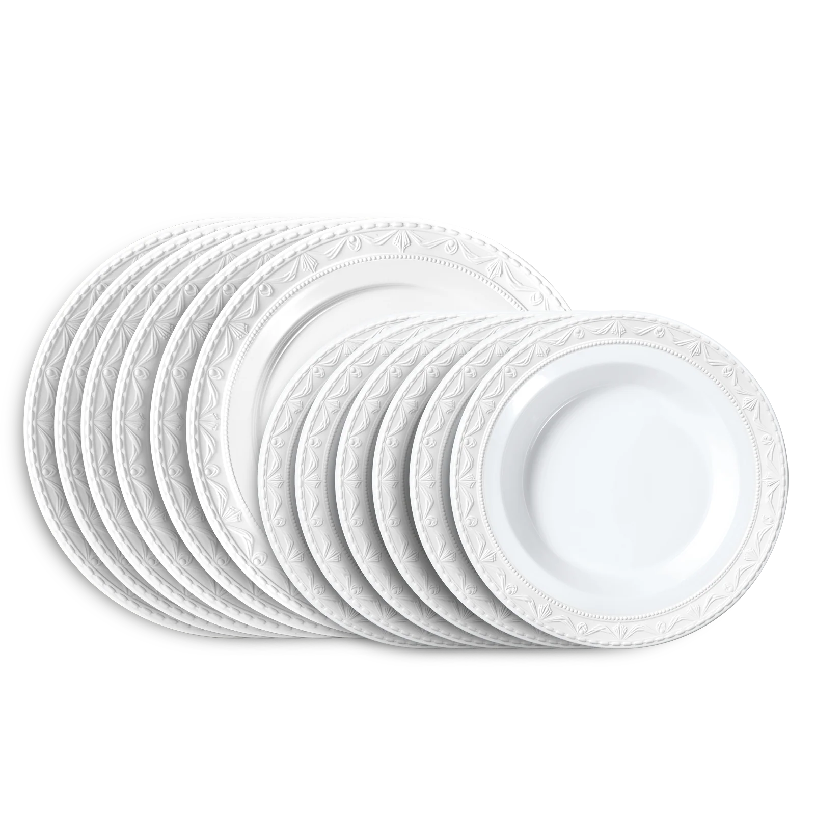 BLANC NOUVEAU Tafel-Set 12tlg.